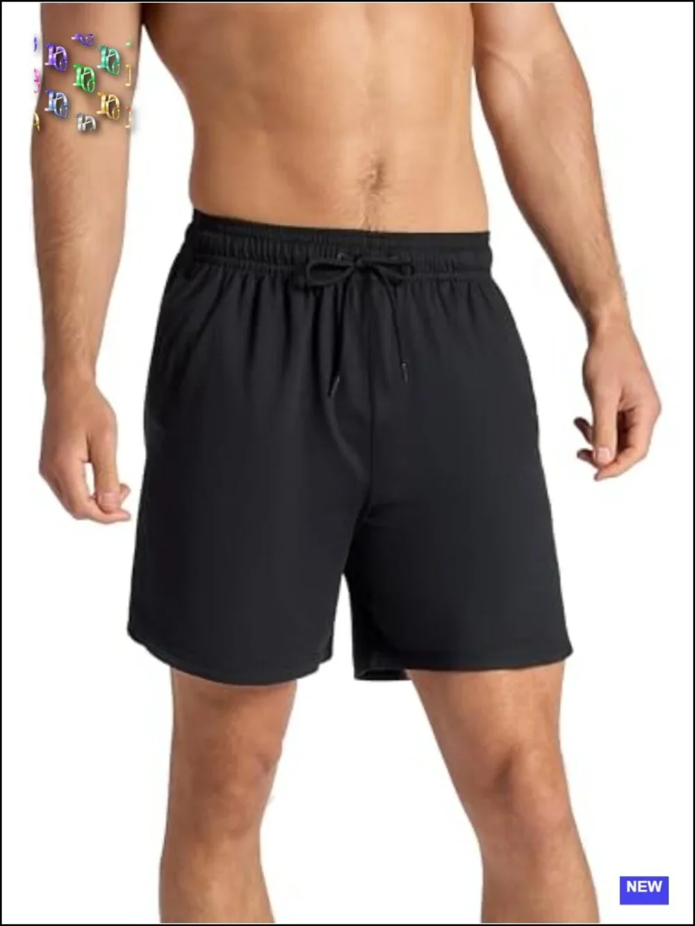 Men's Relaxed Fit Stretch Active Shorts 7